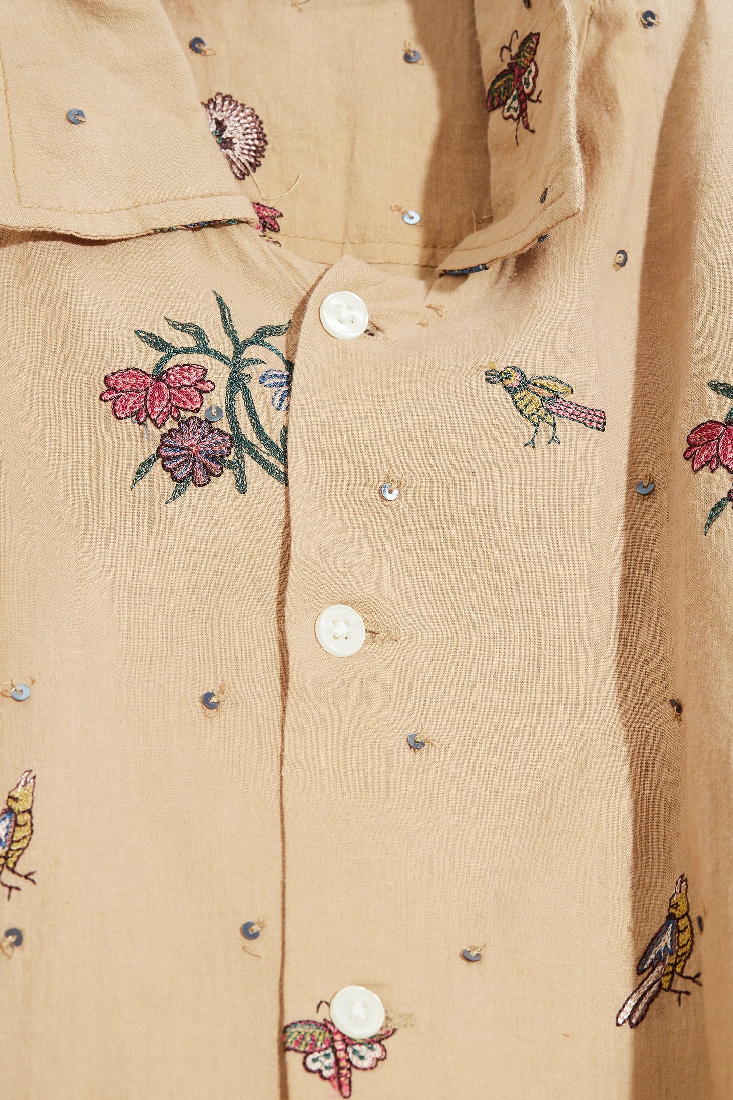 Garden Embroidery Shirt