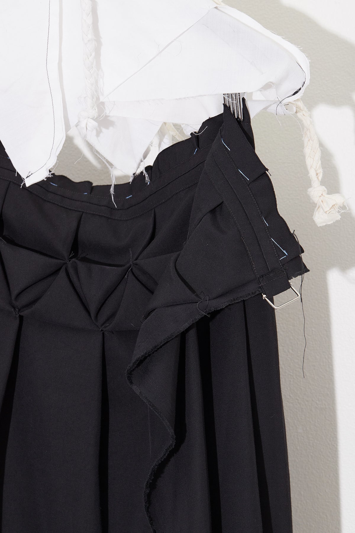 Origami Apron Skirt Black