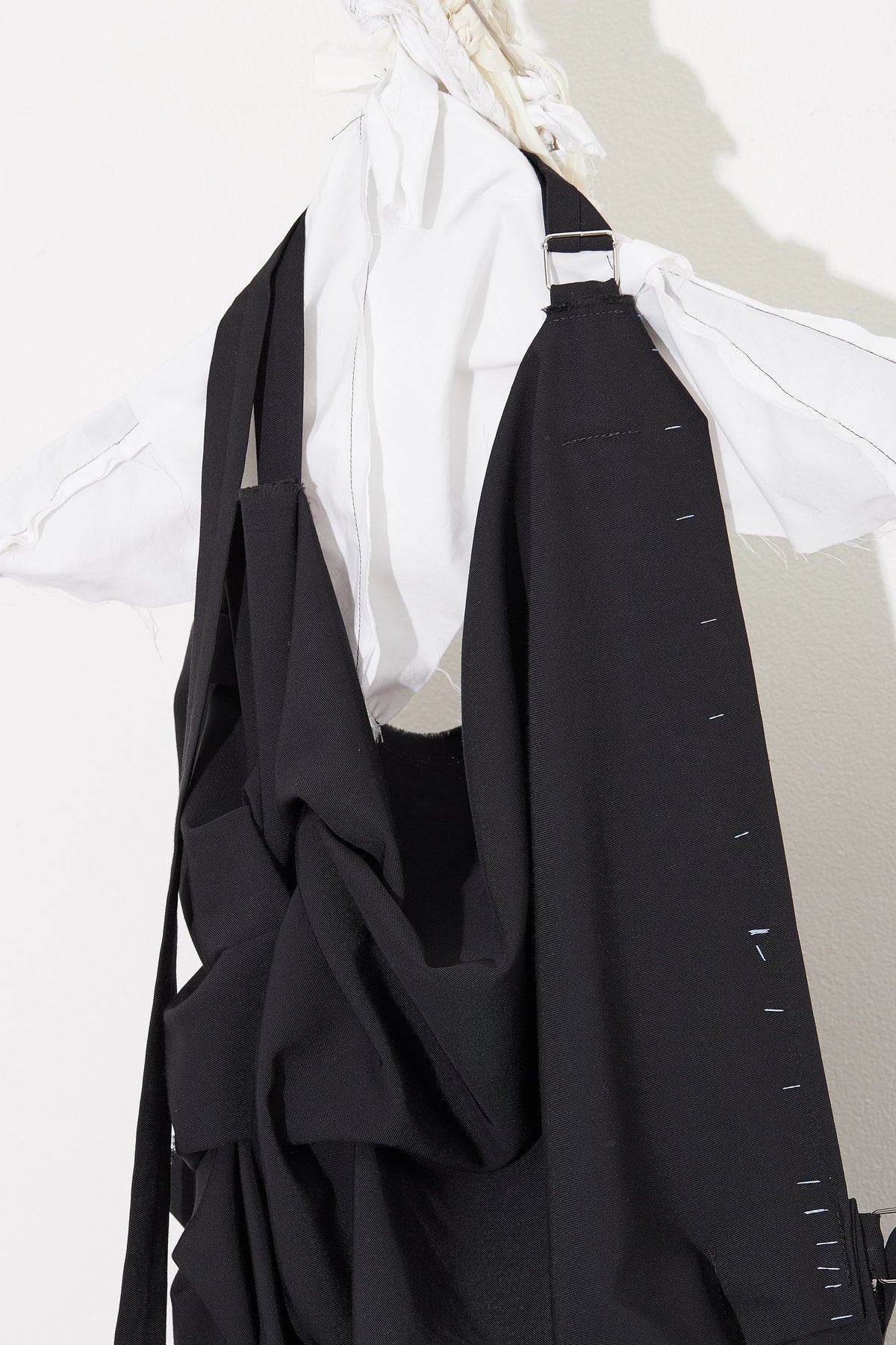 Origami Apron Dress Black
