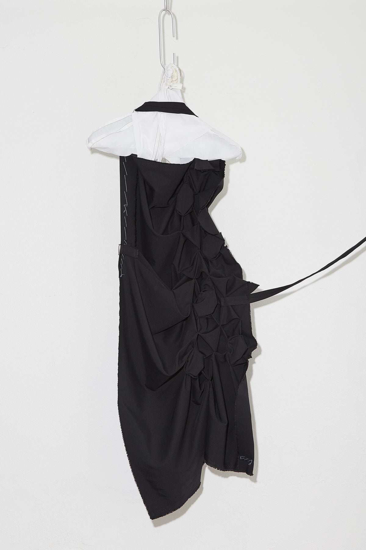 Origami Apron Dress Black