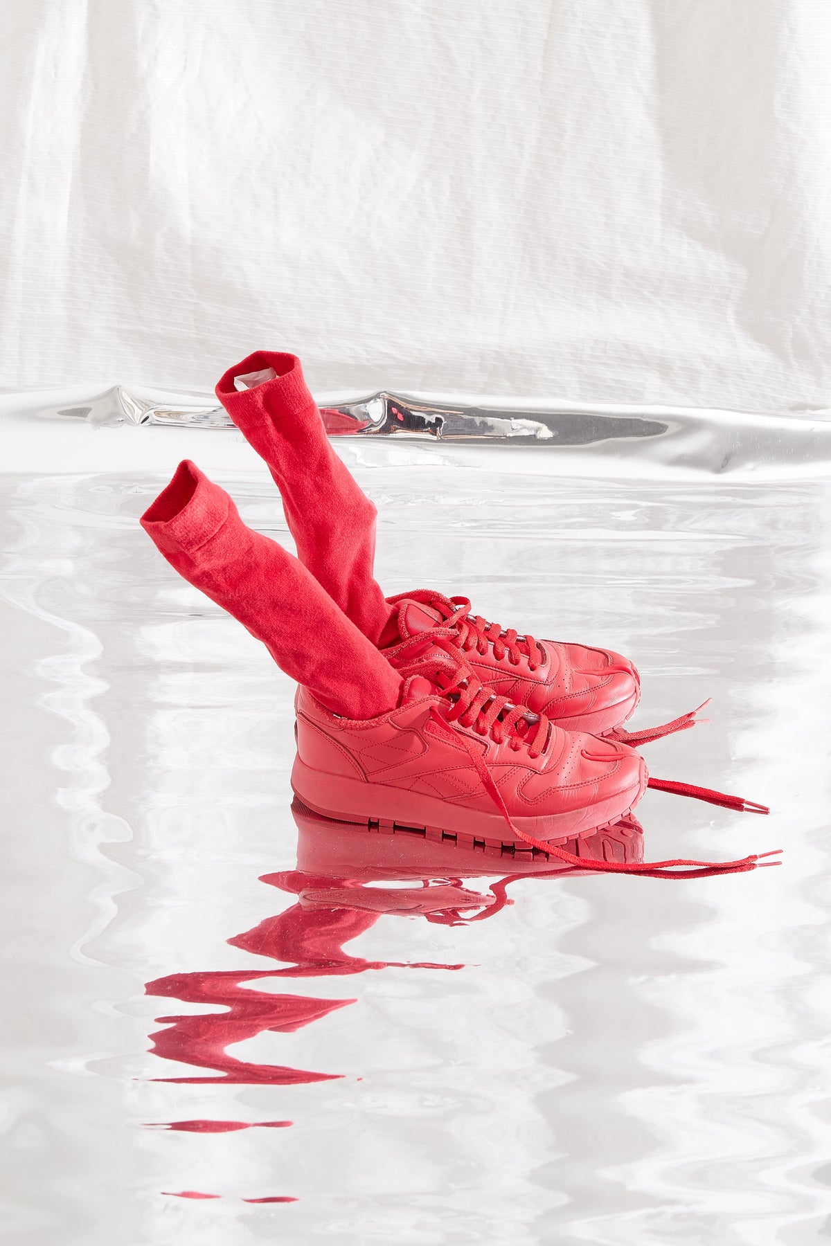 Tabi sneakers with socks