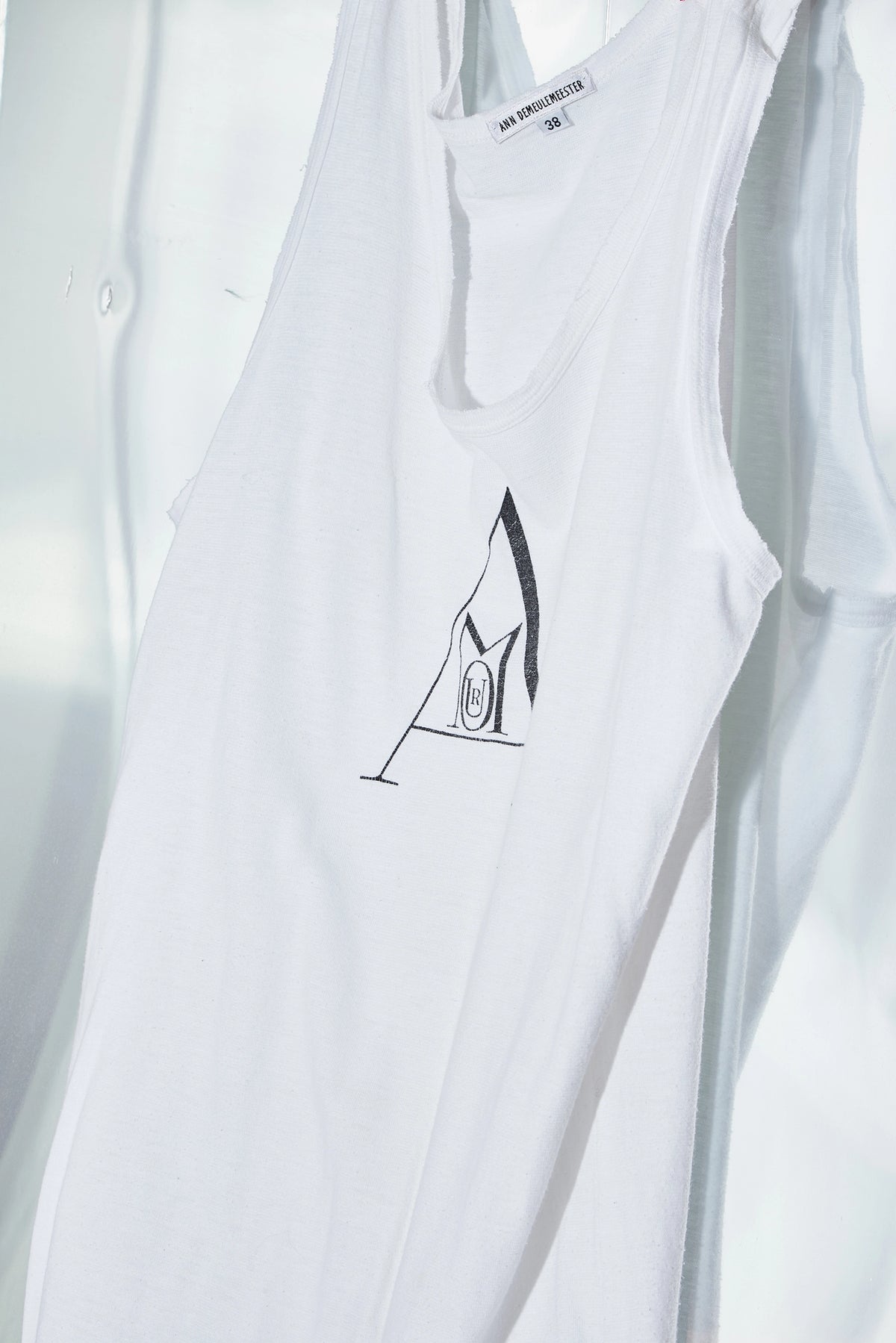 'Amour' Print Singlet