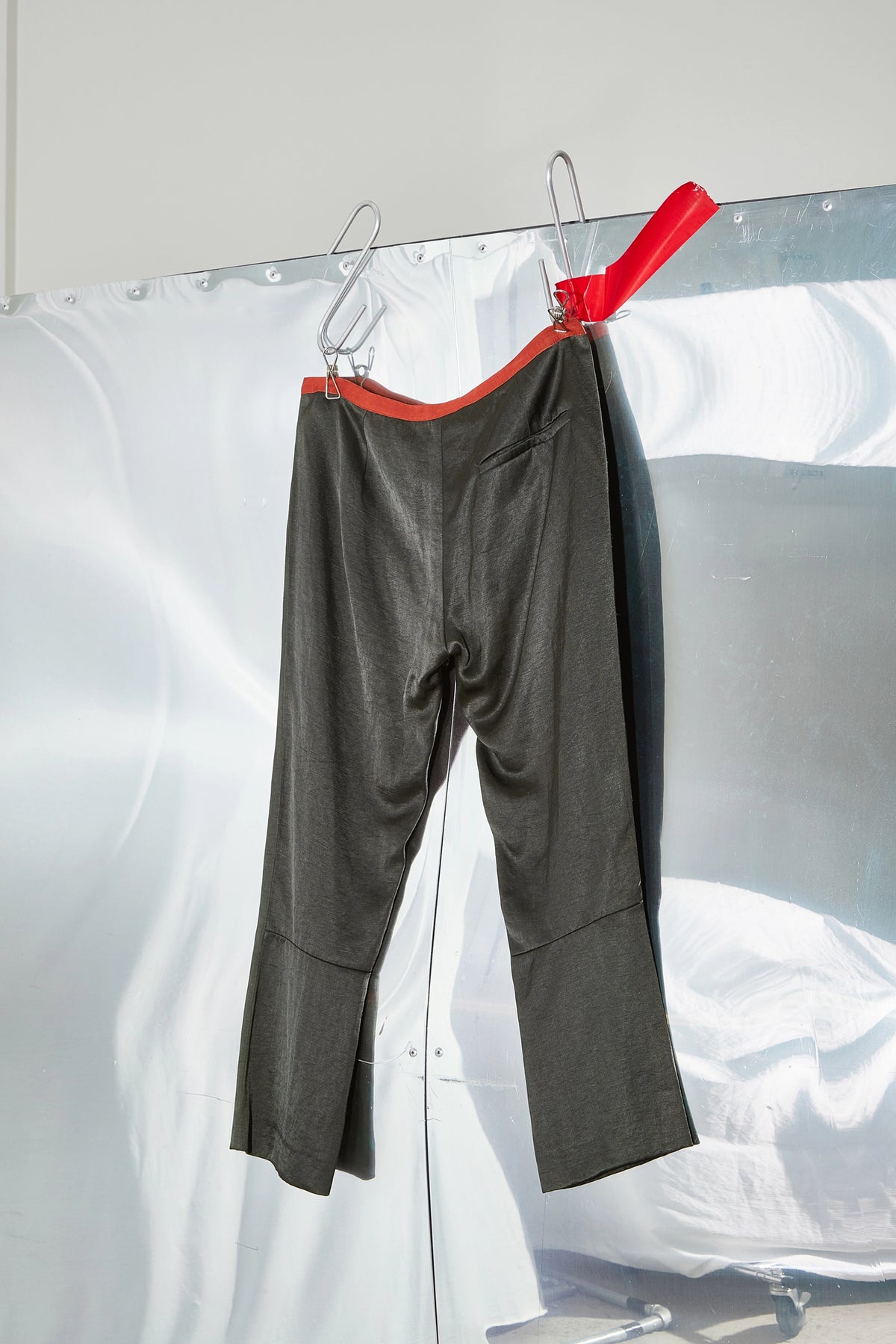 Cropped Button Fly Pants