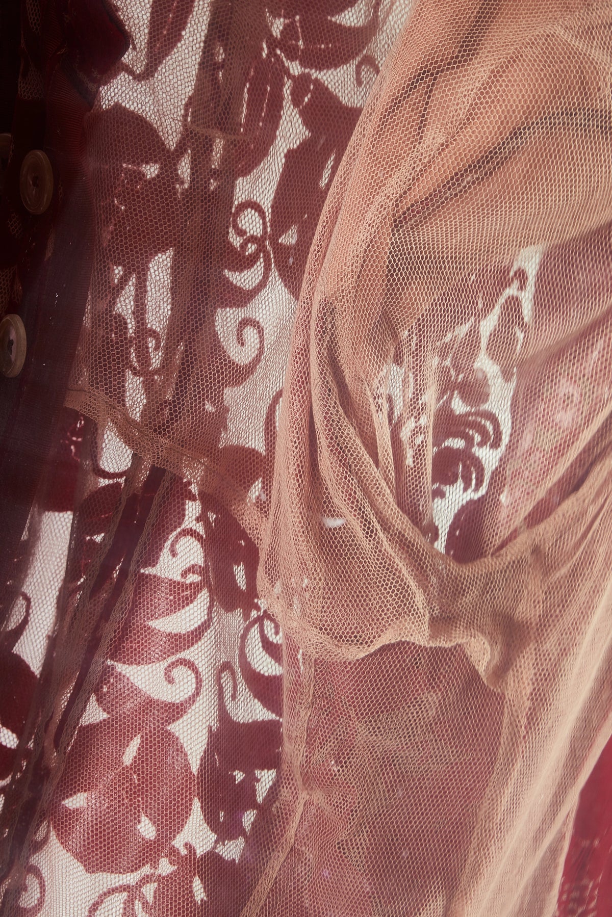 Devoré floral brocade jacket