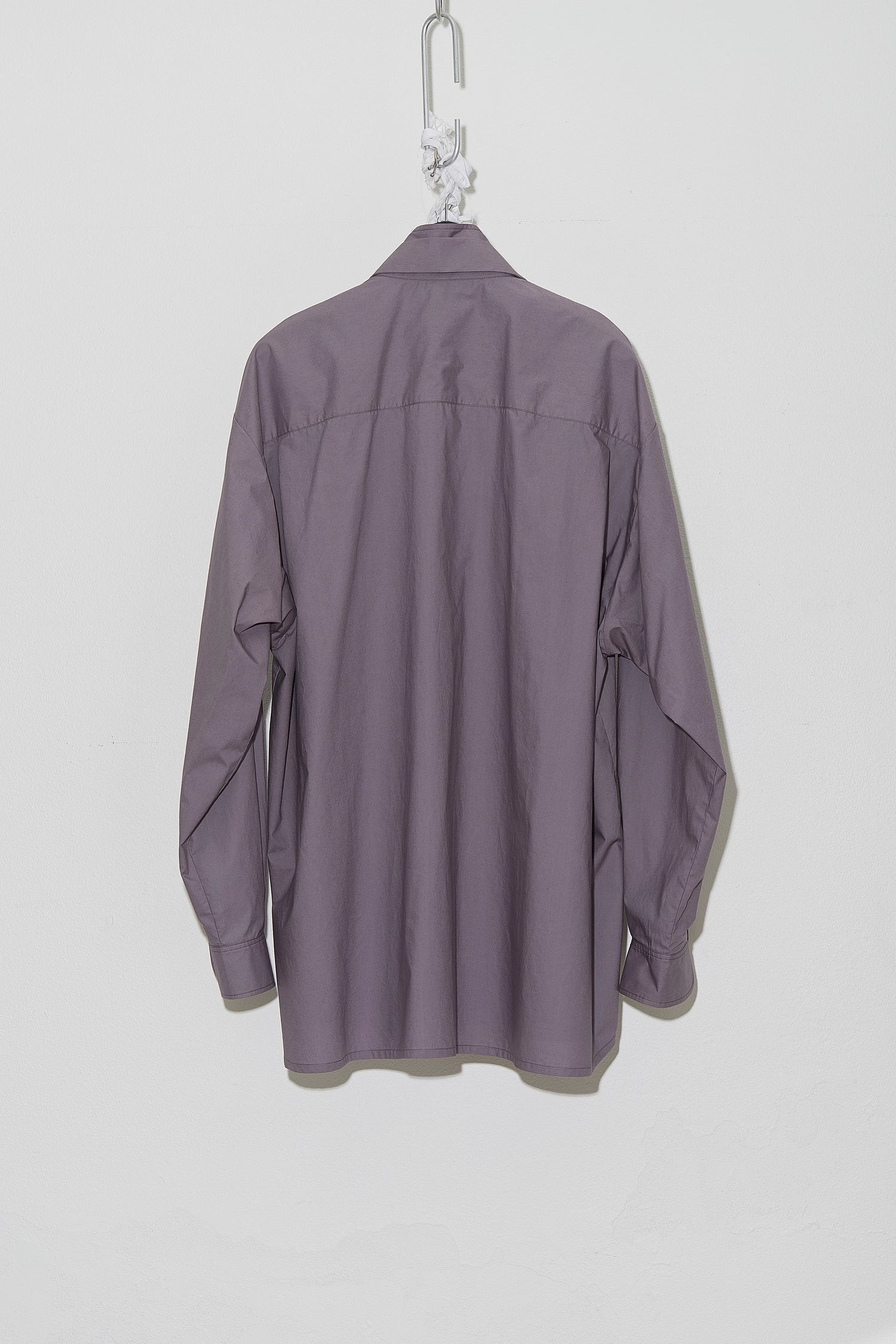 Oversized Collared Shirt with tie Mauve