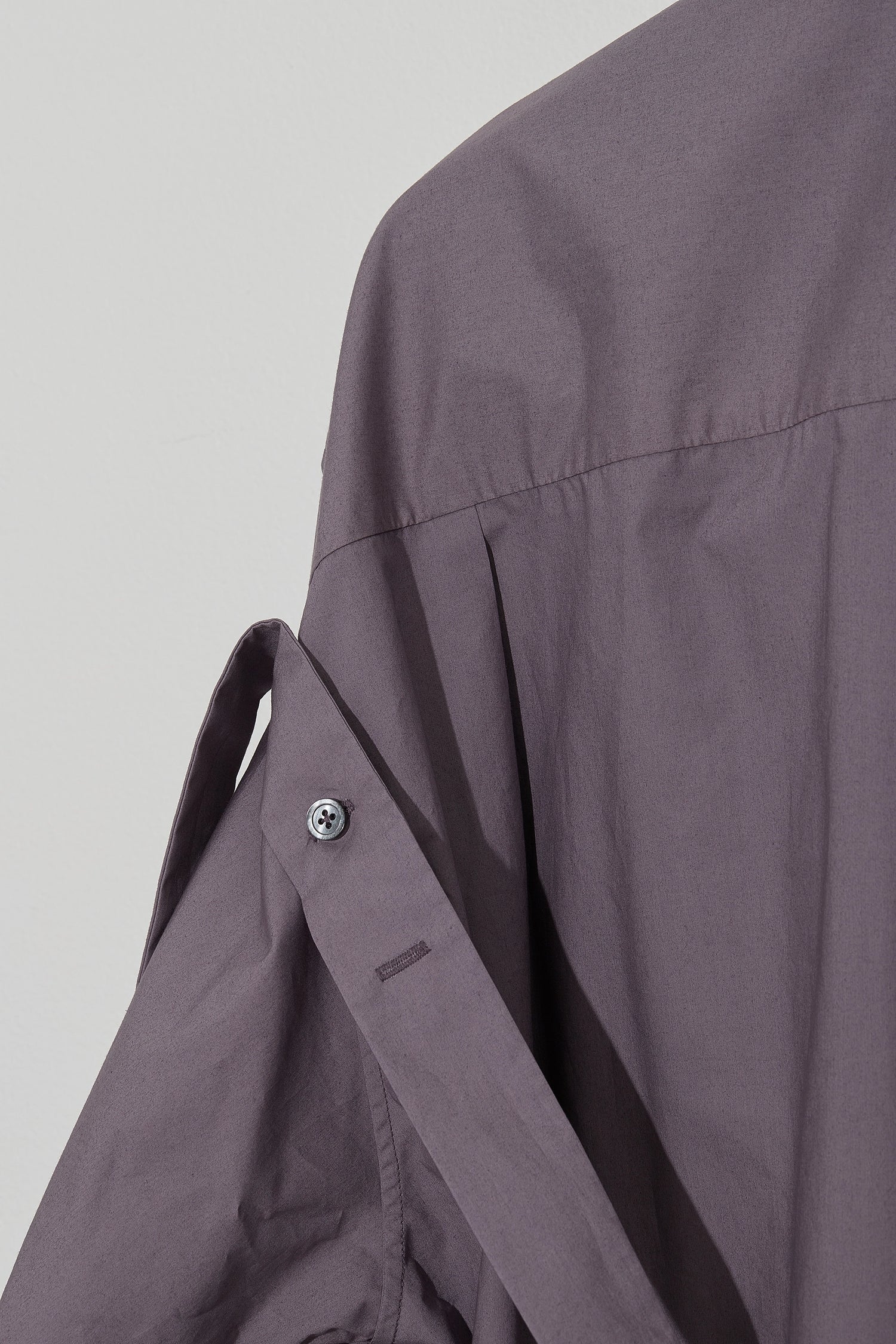 Oversized Collared Shirt with tie Mauve