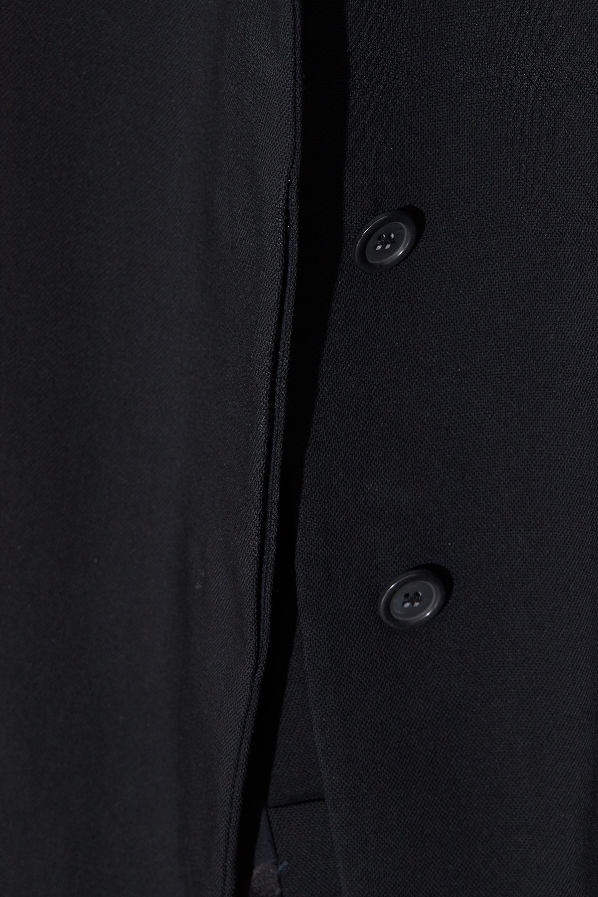 Collarless longline blazer