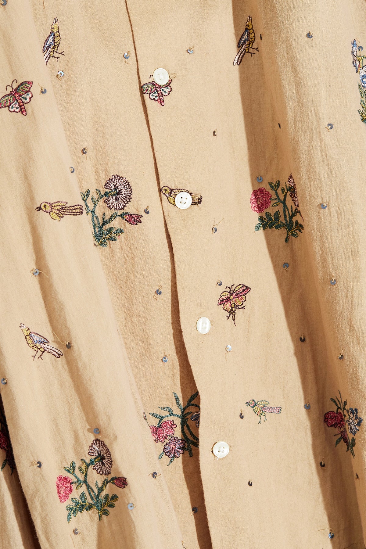 Garden Embroidery Shirt