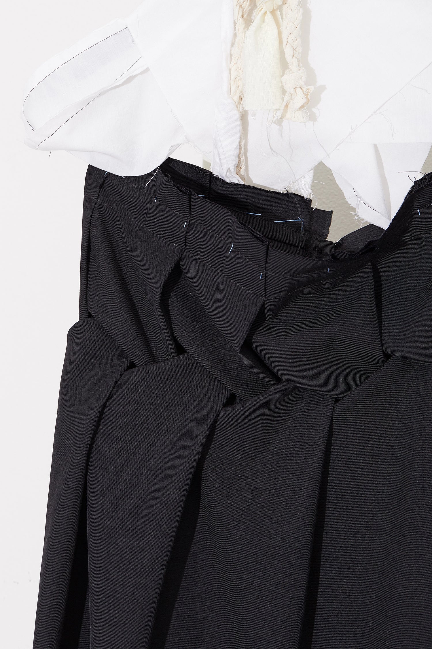 Origami Apron Skirt Black