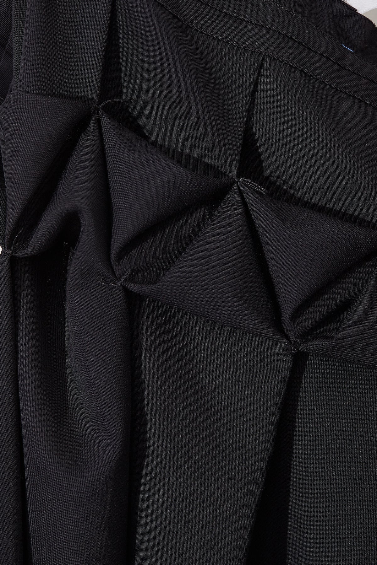 Origami Apron Skirt Black