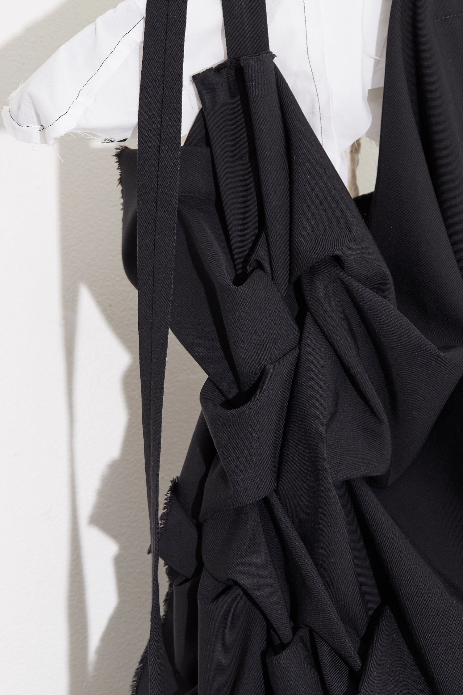 Origami Apron Dress Black