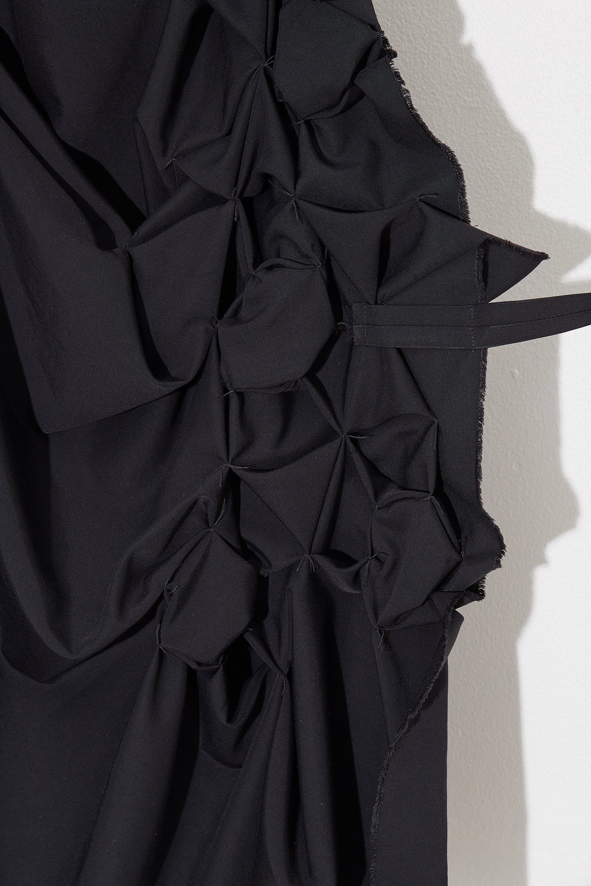Origami Apron Dress Black