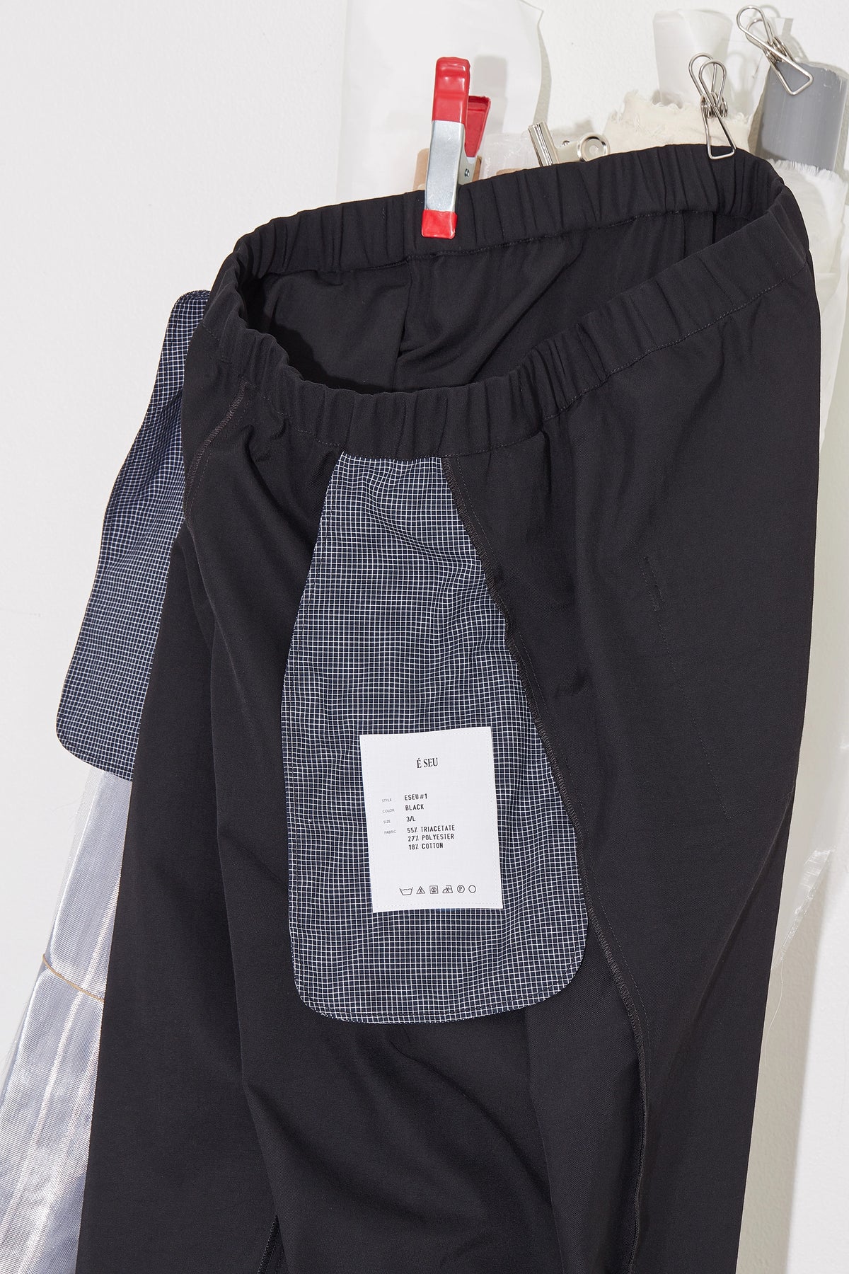 Pleated Wide Pants Dark Navy