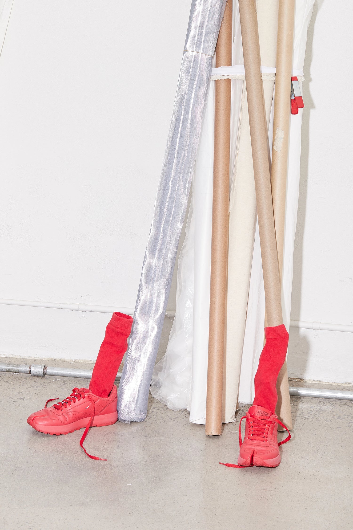 Tabi sneakers with socks
