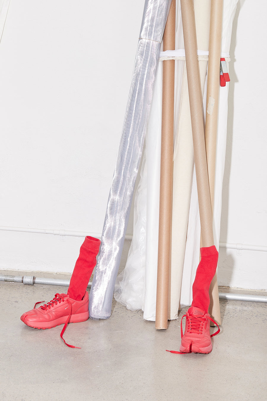 Tabi sneakers with socks