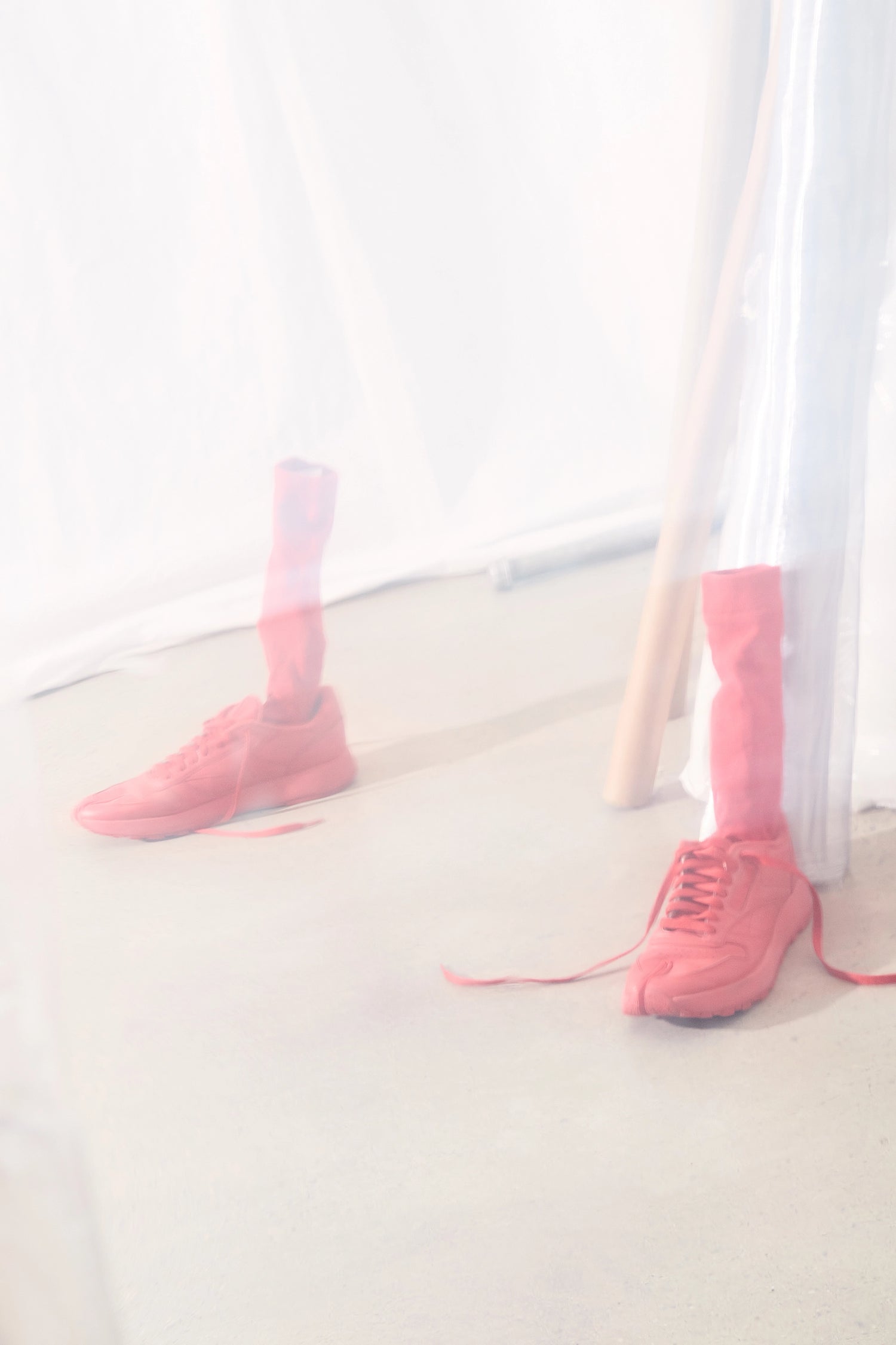 Tabi sneakers with socks