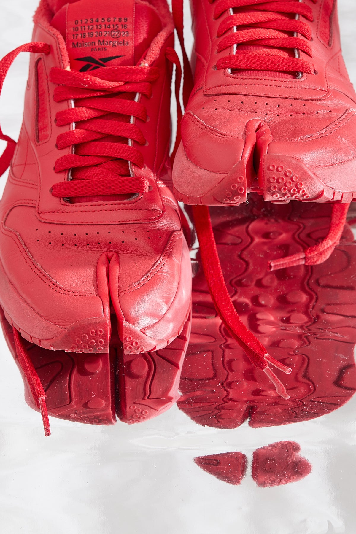 Tabi sneakers with socks
