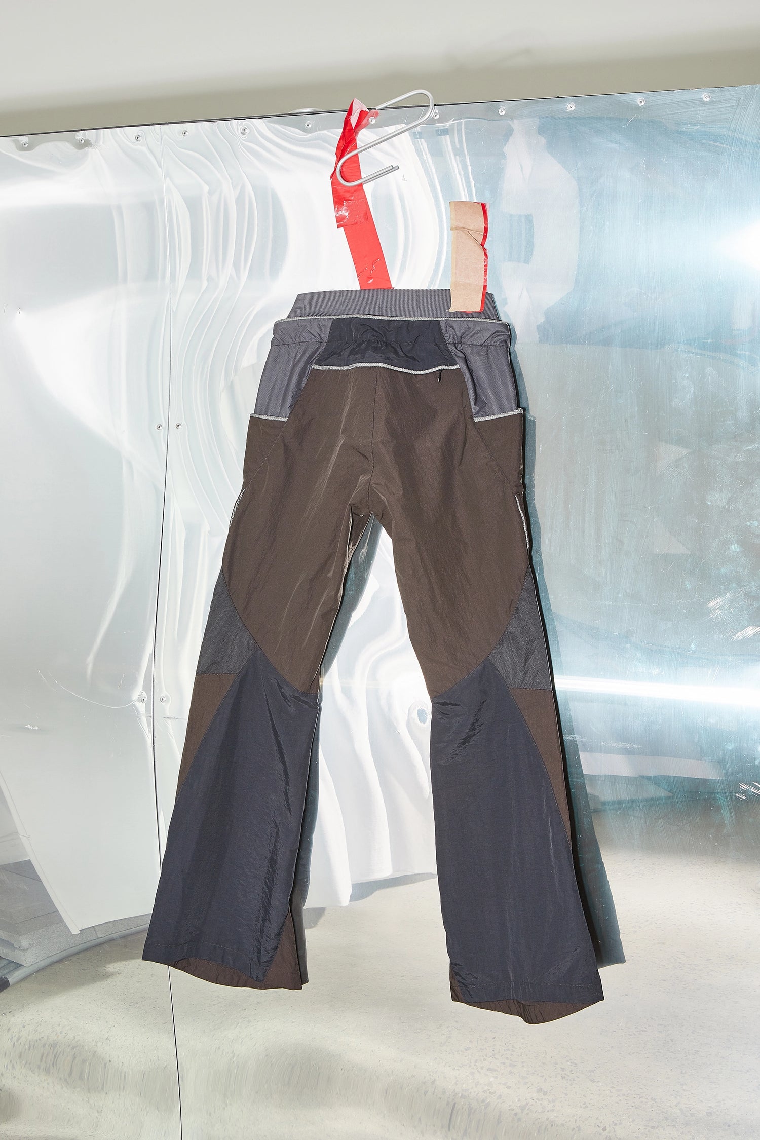 Motorcycle flare legged pants
