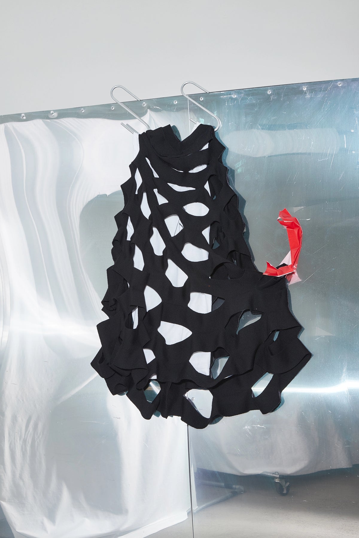 Knit cape