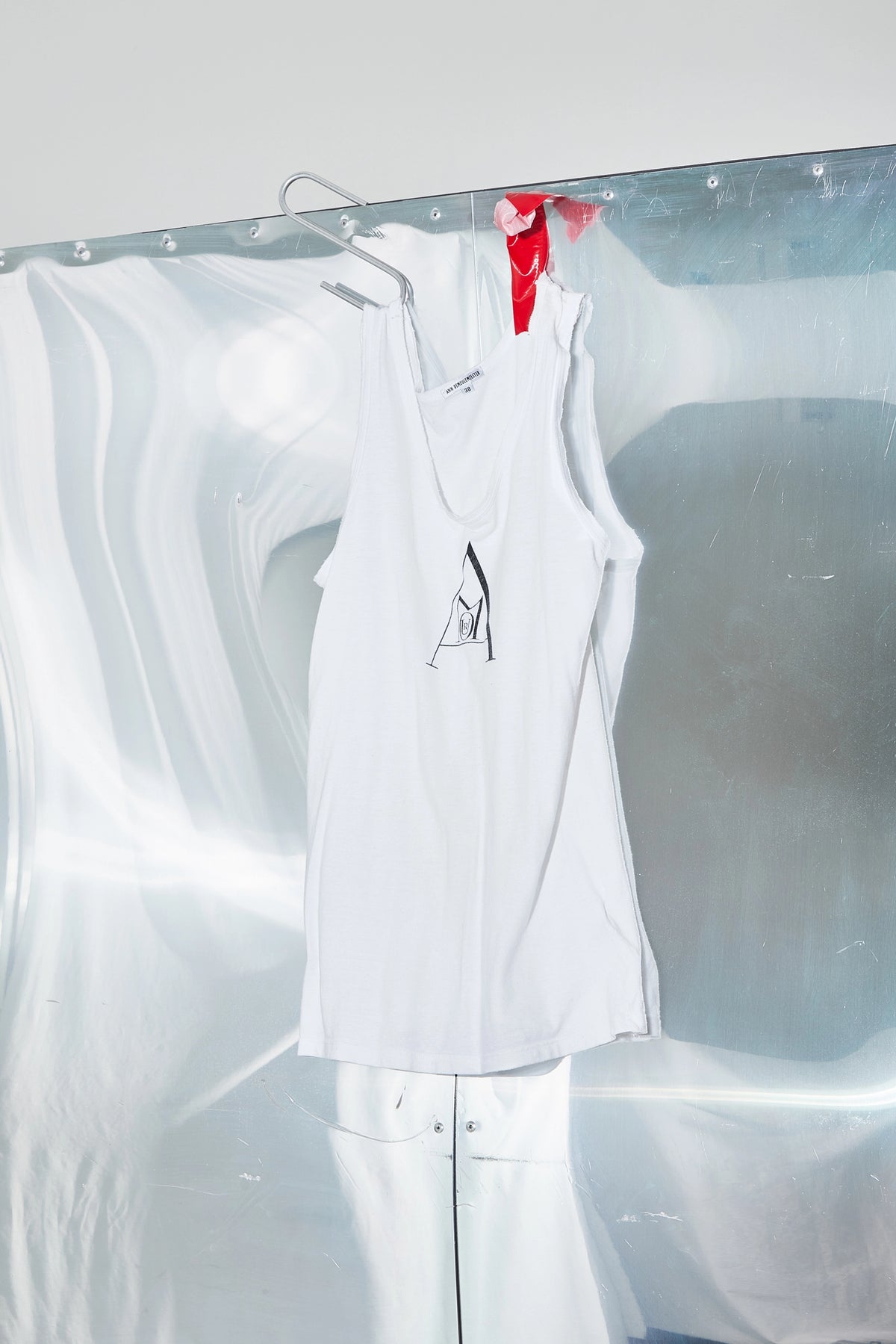 'Amour' Print Singlet