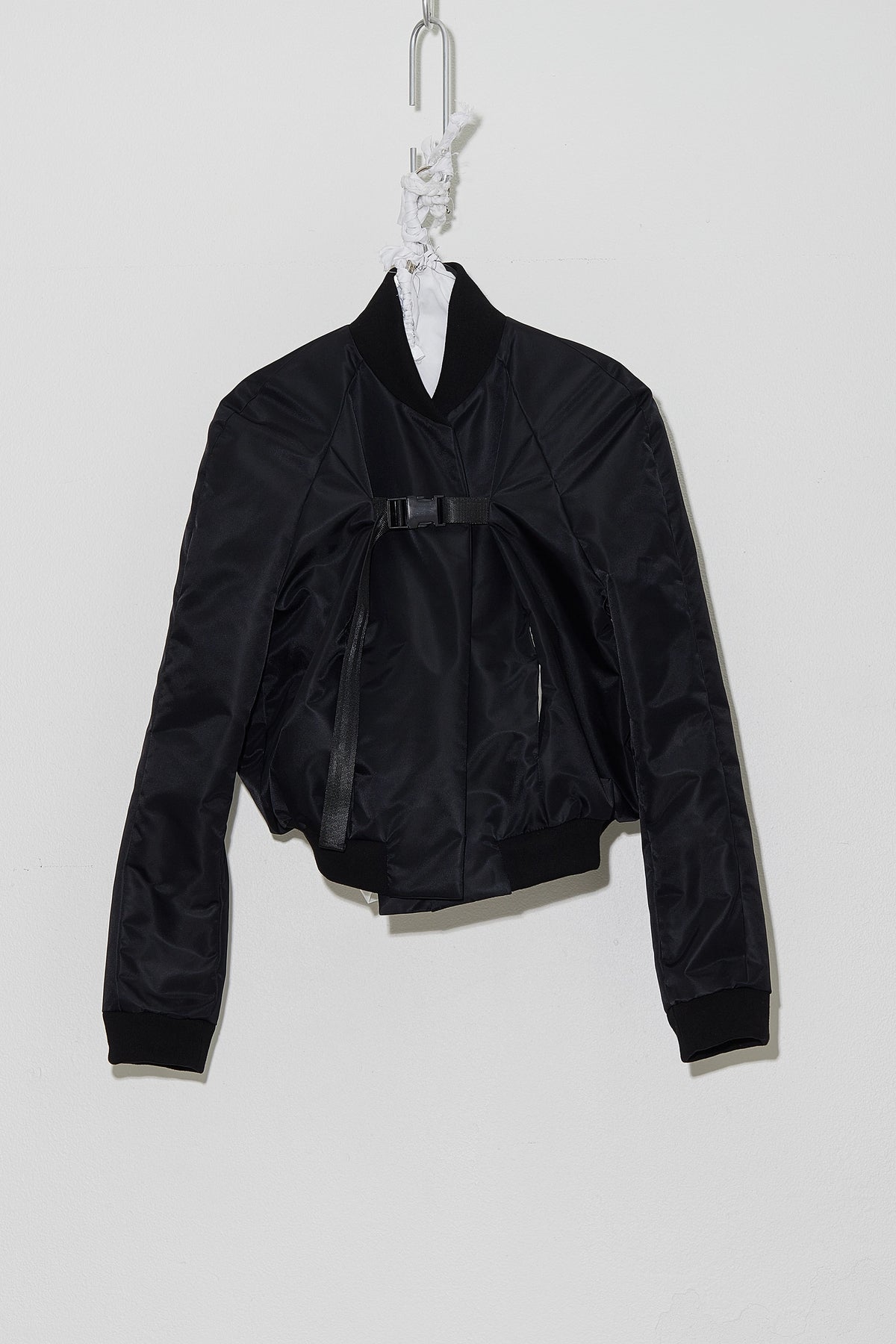 Nylon Bomber Black