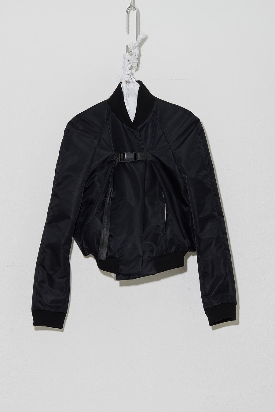 Nylon Bomber Black