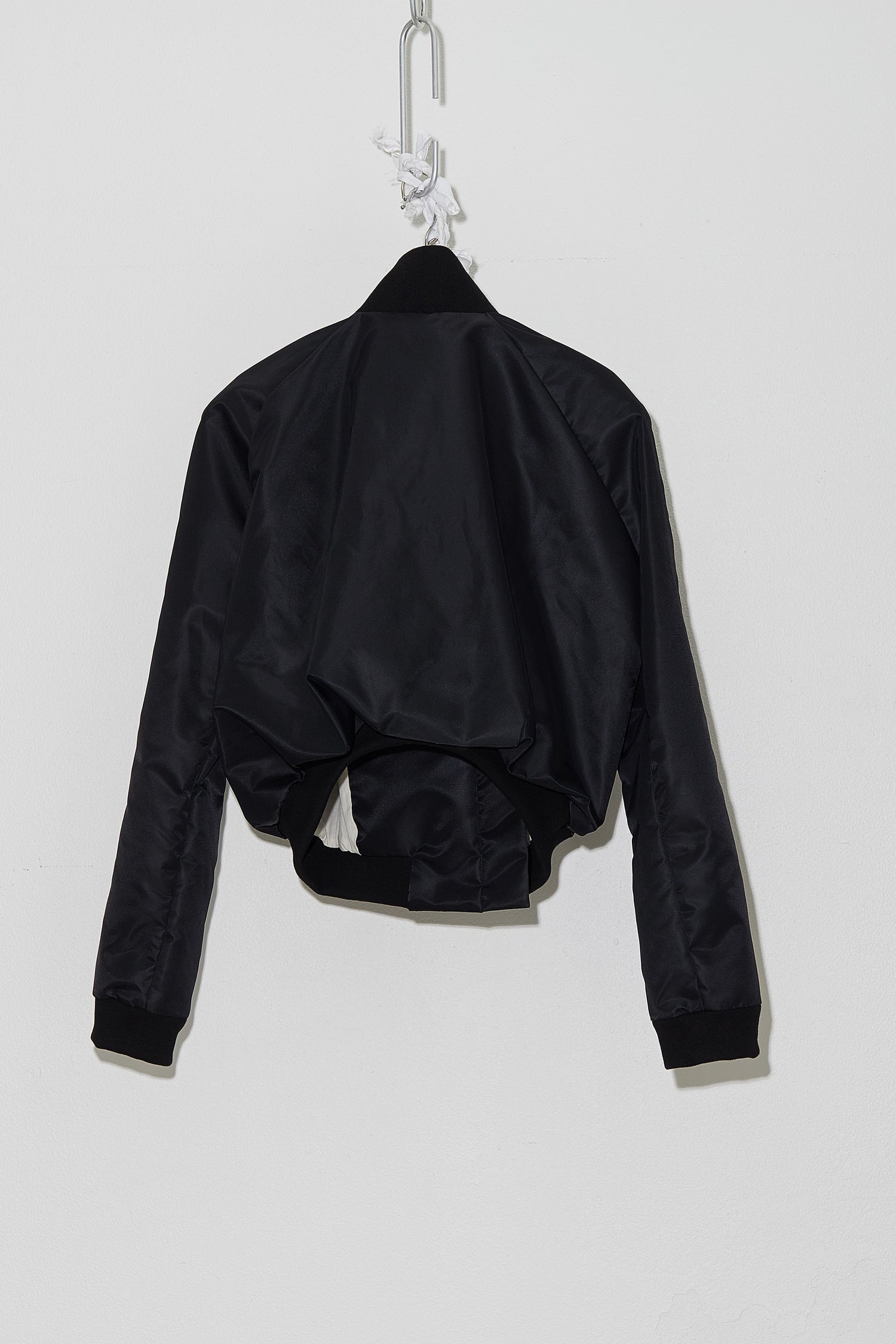 Nylon Bomber Black