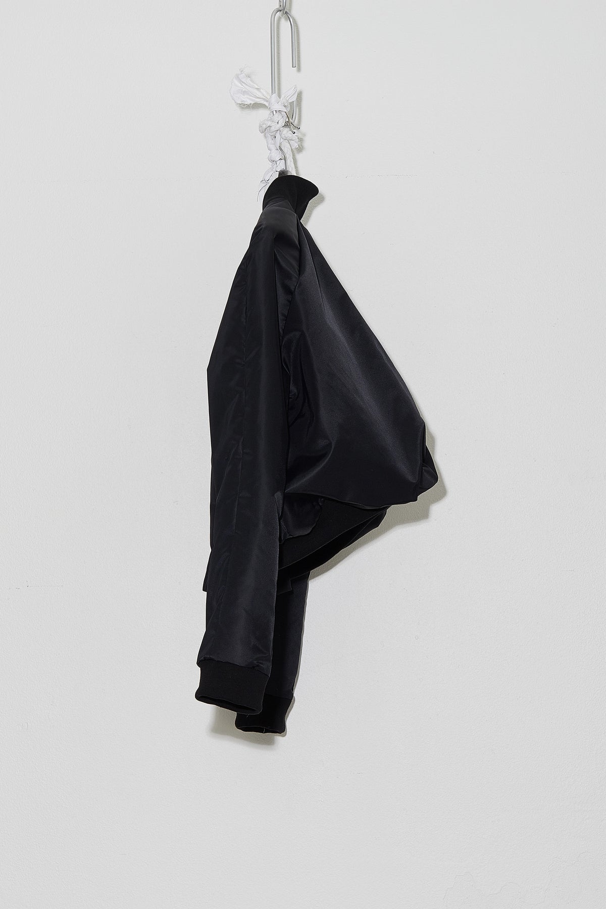 Nylon Bomber Black