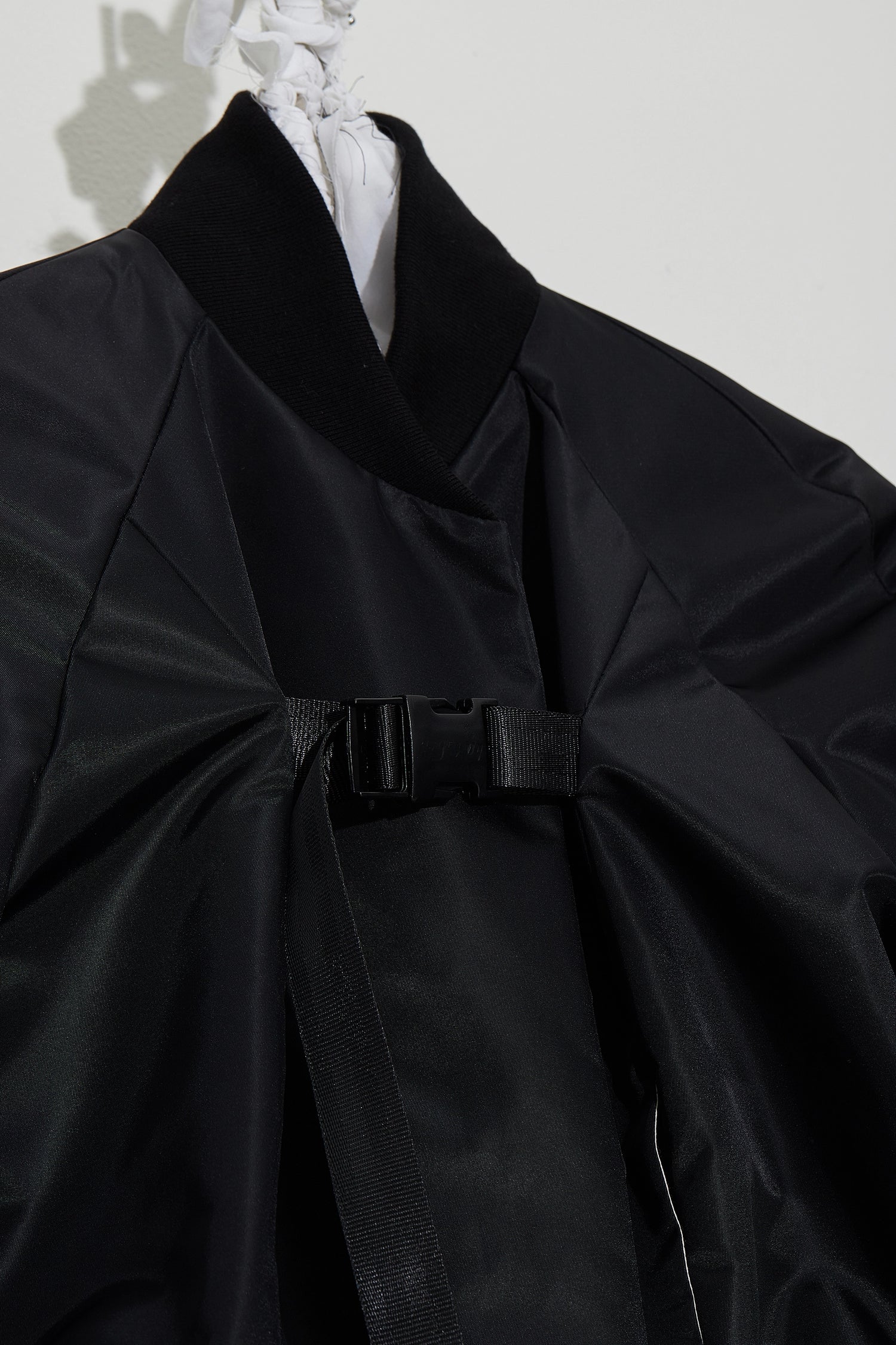 Nylon Bomber Black