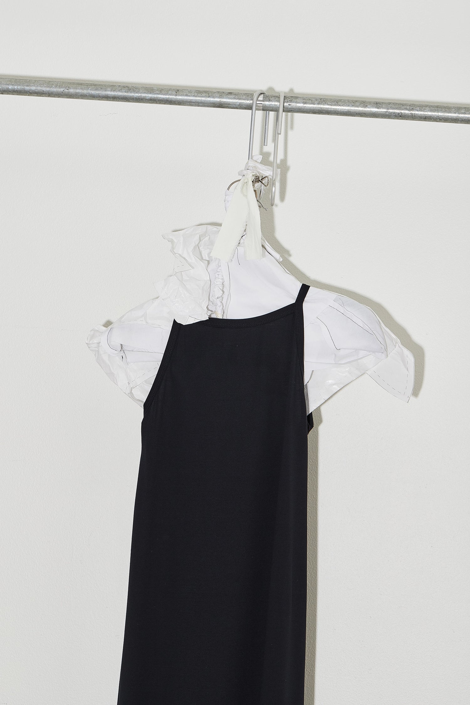 Chine singlet dress Black single jersey